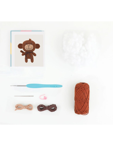 Kit amigurumi - Mimi la scimmia