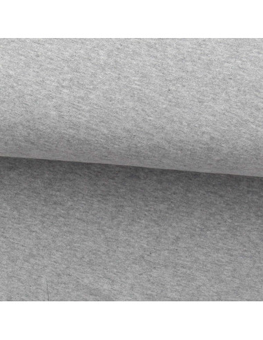 Tessuto jersey sottile mélange - Grigio