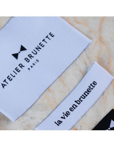 Set di 5 etichette tessute da cucire - Miscellanea