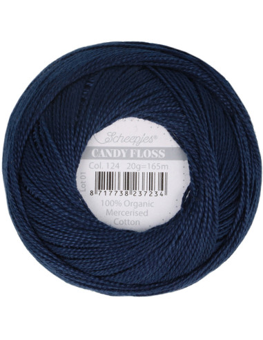 Gomitolo di cotone perlato Scheepjes Candy Floss