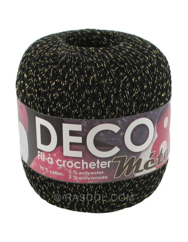 Coton déco 8 lurex