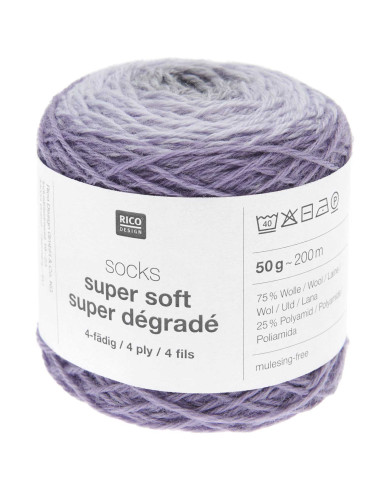Filato per calze Socks Super Soft Dégradé Rico Design