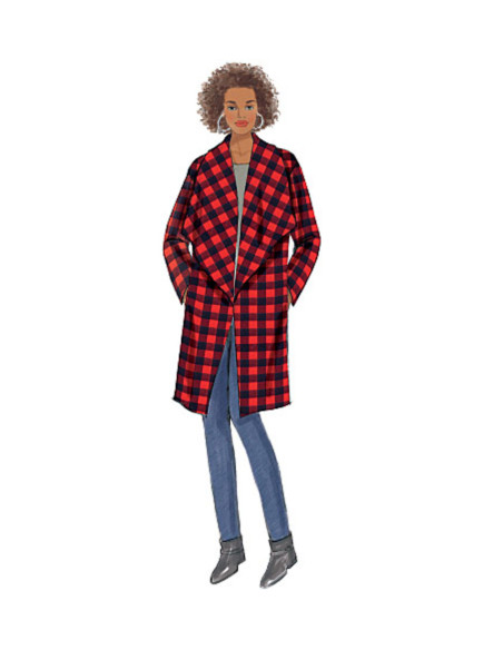 Modello di giacca, cappotto e indumento avvolgente - Butterick 6250