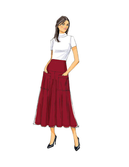 Modello di gonna - Butterick 6249