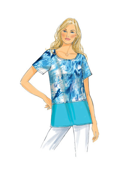 Modello di top - Butterick 6214