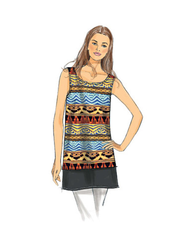 Modello di top - Butterick 6214