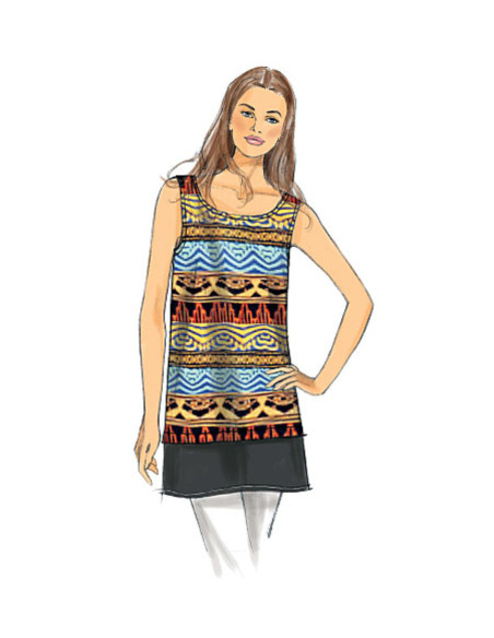 Modello di top - Butterick 6214