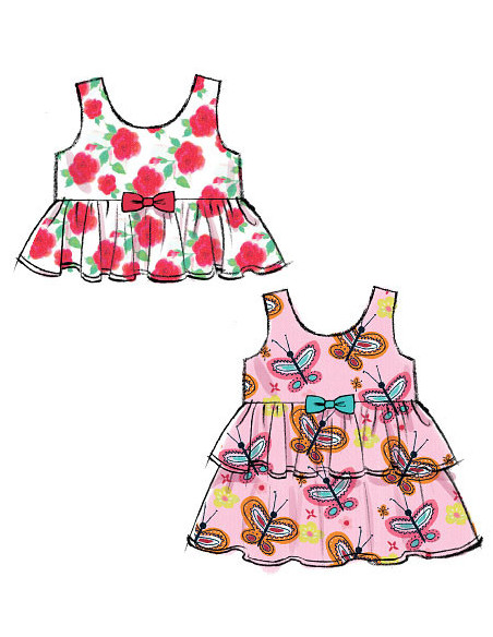 Modello per top, abiti, tutina e mutandine - McCall's 6944