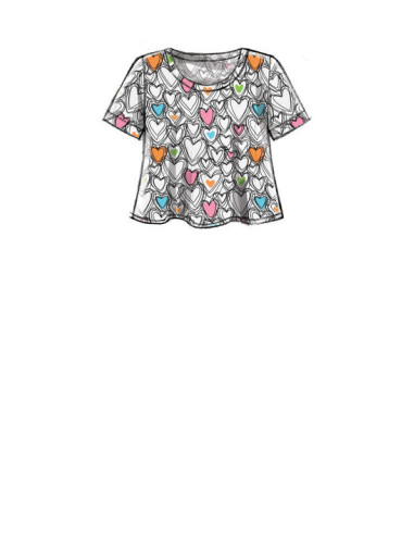 Modello per top, abito, pantaloncini e pantaloni - McCall's 7697