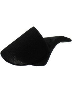 Coppia di spalline dritte rivestite nere