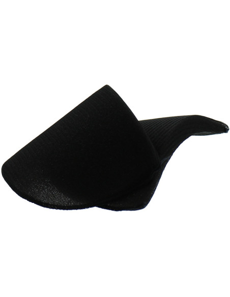 Coppia di spalline dritte rivestite nere