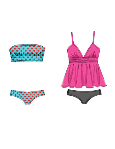 Modello di costumi da bagno - McCall's 7168