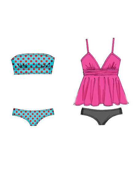 Modello di costumi da bagno - McCall's 7168