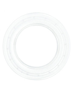 Confezione da 8 occhielli per tende Ø44 mm - Trasparenti - Trasparente