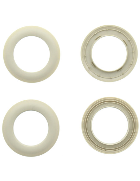 Set di 8 occhielli per tende Ø44 mm - Opaco - Pietra