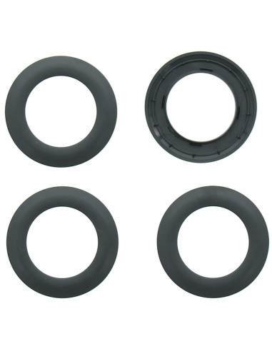 Set di 8 occhielli per tende Ø44 mm - Opachi - Grigio