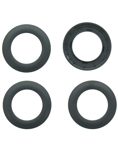 Set di 8 occhielli per tende Ø44 mm - Opachi - Grigio
