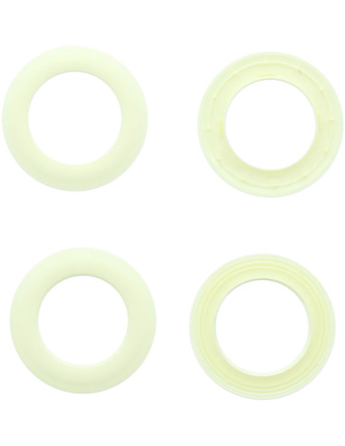 Confezione da 8 occhielli per tende Ø44 mm - Opachi - Crema