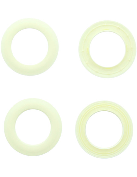 Confezione da 8 occhielli per tende Ø44 mm - Opachi - Crema