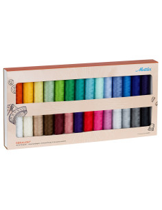 Set di 28 fili da cucito in poliestere 200m Mettler ®