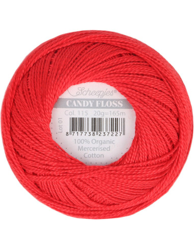Gomitolo di cotone perlato Scheepjes Candy Floss