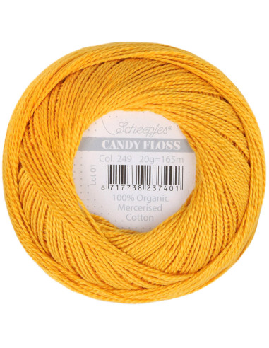 Gomitolo di cotone perlato Scheepjes Candy Floss