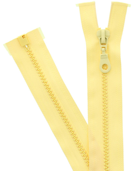 Cerniera separabile sintetica - Giallo paglia