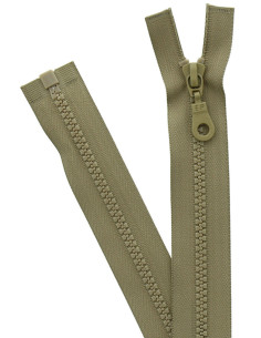 Cerniera separabile sintetica - Beige medio