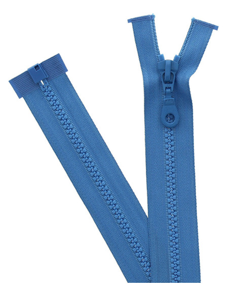 Cerniera separabile sintetica - Blu reale