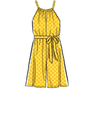 Modello di tutina, tuta e cintura - McCall's 7917