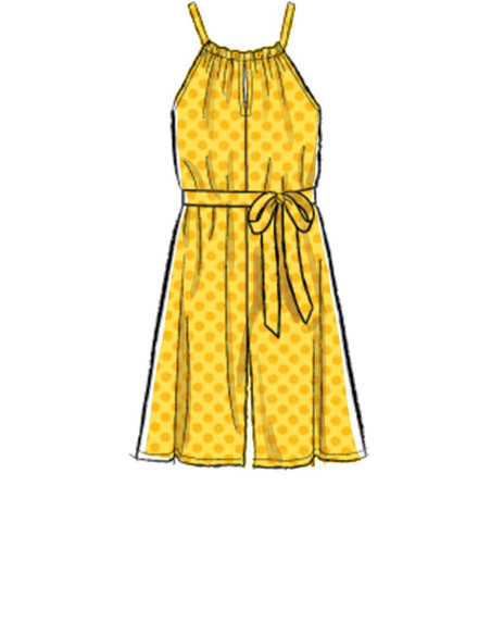 Modello di tutina, tuta e cintura - McCall's 7917