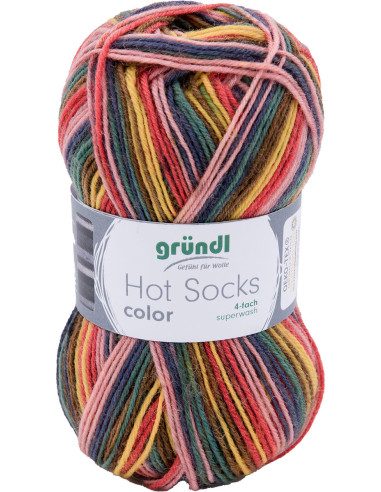 Filato per calze Hot Socks color Gründl