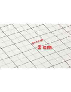 Rotolo di carta velina quadrettata per modelli - 80 cm x 15 metri 2