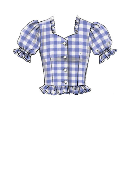 Modello di top - McCall's 7900