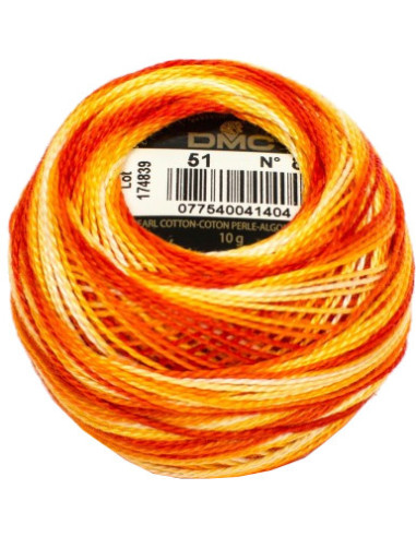 Gomitolo di cotone perlato DMC n° 8