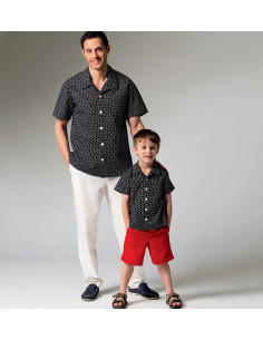 Modello di camicia, pantaloncini e pantaloni - McCall's 6972