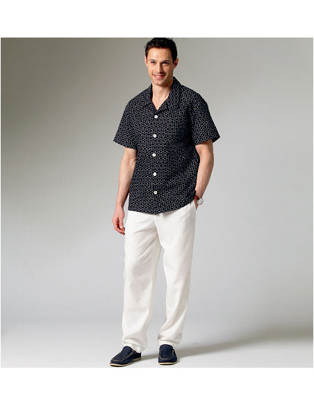 Modello di camicia, pantaloncini e pantaloni - McCall's 6972