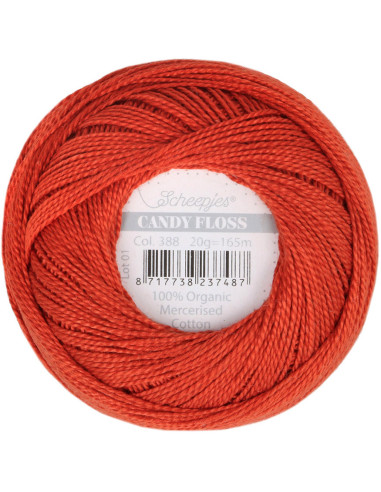 Gomitolo di cotone perlato Scheepjes Candy Floss
