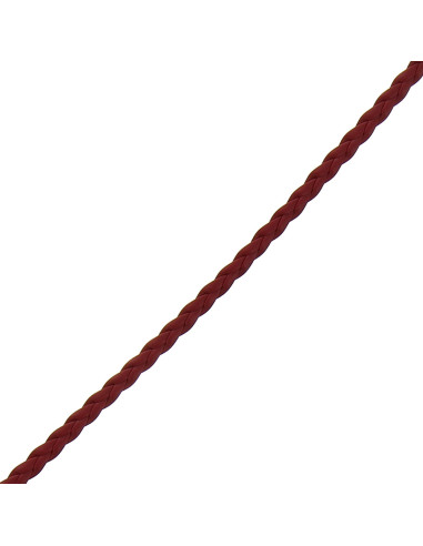 Treccia simile bordeaux