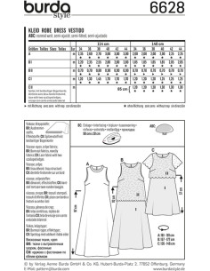 Modello di abito - Burda 6628 2