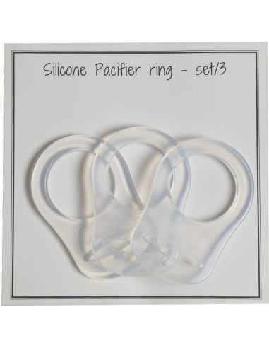 Anelli clip in silicone per porta ciuccio