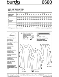 Modello di abito - Burda 6680 2