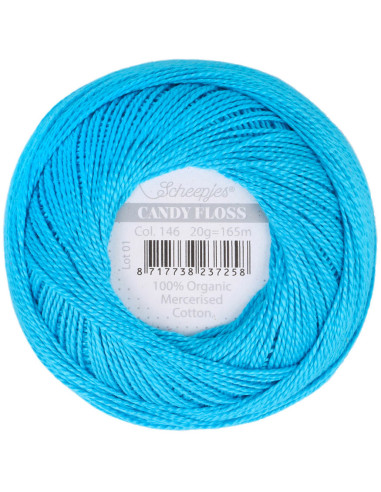 Gomitolo di cotone perlato Scheepjes Candy Floss