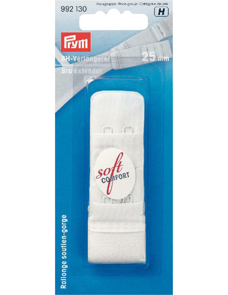Prolunga per reggiseno - 25 mm - 2 ganci