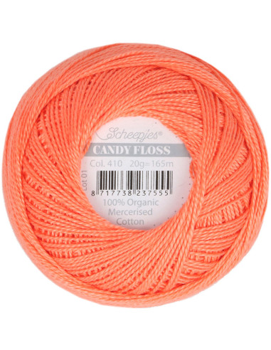 Gomitolo di cotone perlato Scheepjes Candy Floss