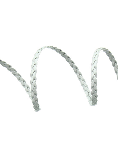 Treccia simil argento opaco