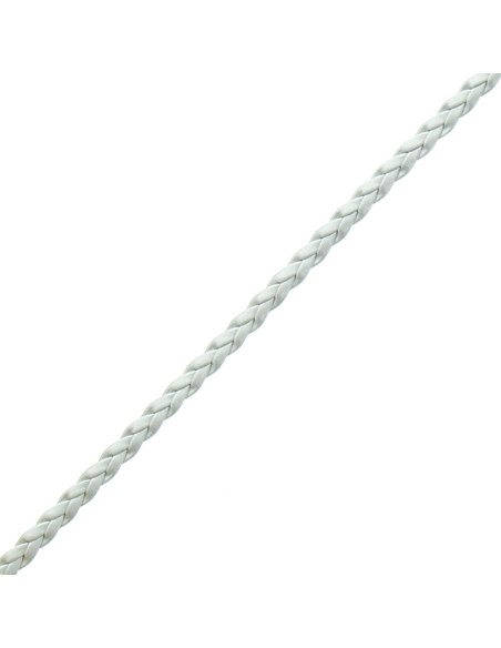 Treccia simil argento opaco