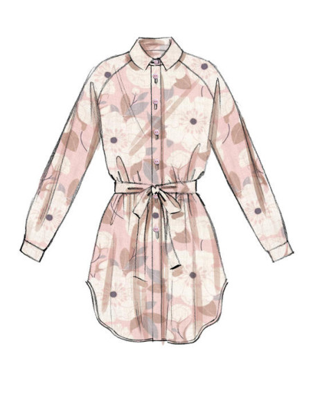 Modello di camicie, tuniche e cintura - McCall's 7472