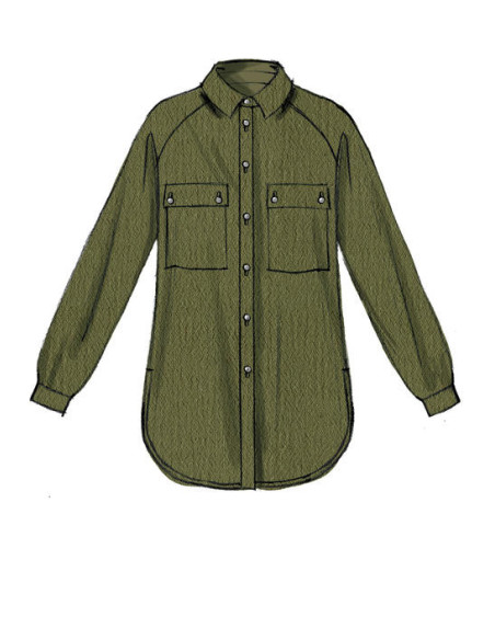 Modello di camicie, tuniche e cintura - McCall's 7472