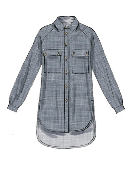Modello di camicie, tuniche e cintura - McCall's 7472